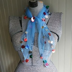 Vntg Confetti Scarf